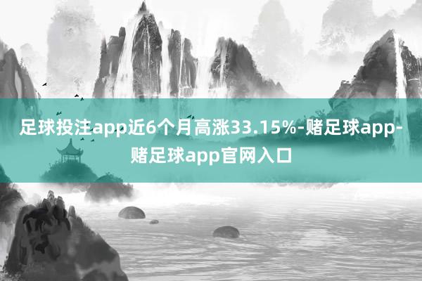 足球投注app近6个月高涨33.15%-赌足球app-赌足球app官网入口