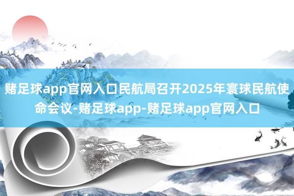 赌足球app官网入口民航局召开2025年寰球民航使命会议-赌足球app-赌足球app官网入口