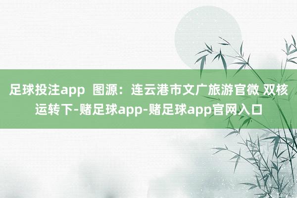 足球投注app 图源:连云港市文广旅游官微 双核运转下-赌足球app-赌足球app官网入口