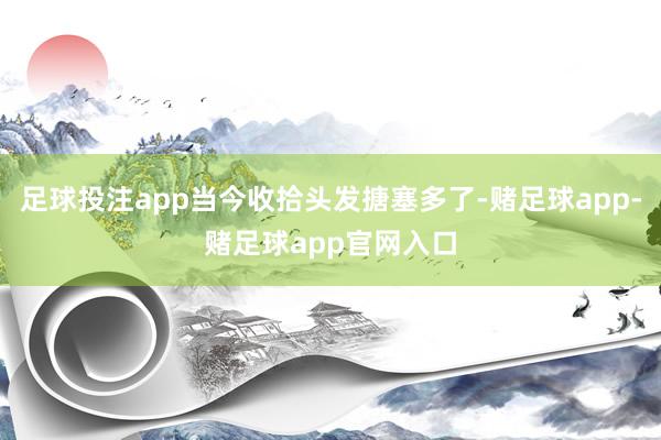 足球投注app当今收拾头发搪塞多了-赌足球app-赌足球app官网入口